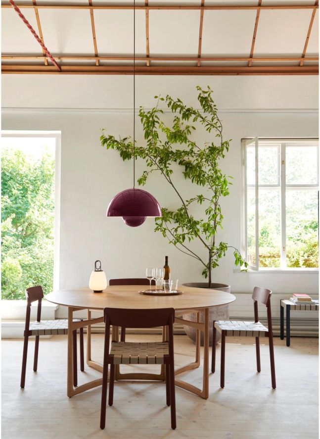 VP7 Flowerpot Pendant Light - Verner Panton | Plum
