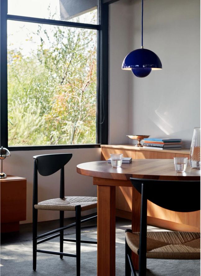 Flowerpot VP1 Pendant Light, Verner Panton, 1968 | Blue