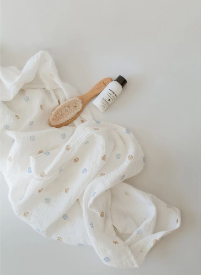 Lange d'emmaillotage Seaside en coton bio | Seaside