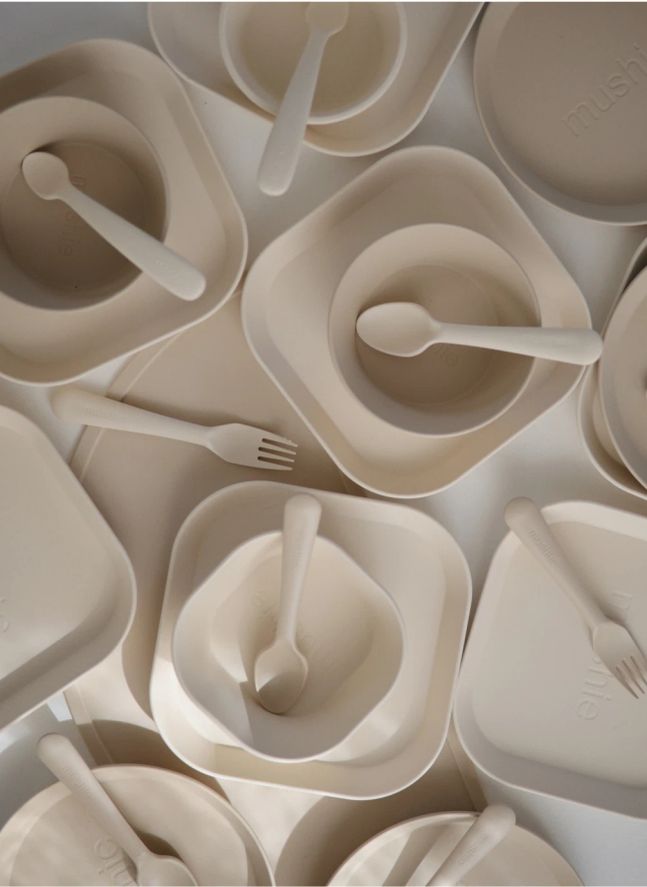 Cuillères en silicone - Set de 2 | Ivoire