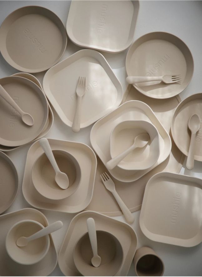 Cuillères en silicone - Set de 2 | Ivoire