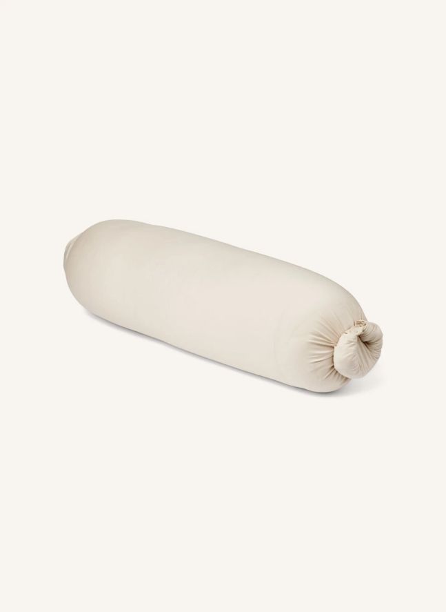 Almohada de lactancia Nura de algodón orgánico | Beige