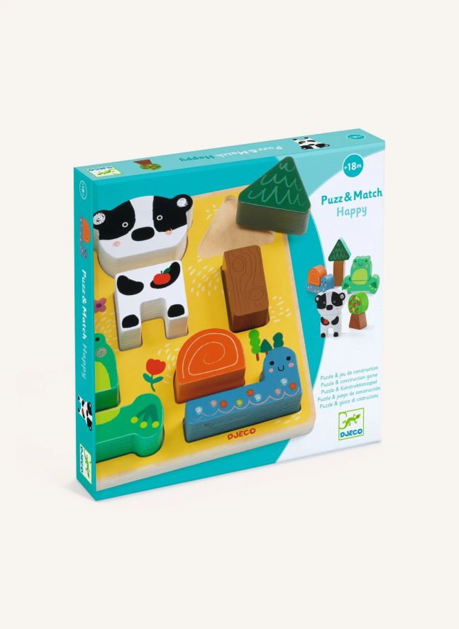 Puzzle relief Match Happy