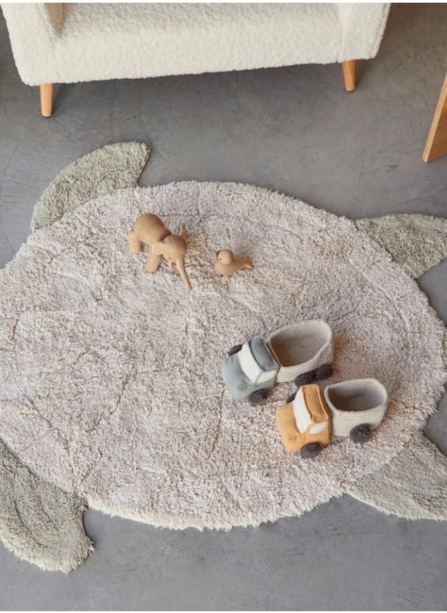 Tapis Sea Turtle | Olive