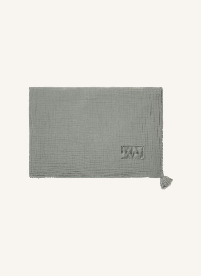 Plaid Wabi-Sabi | Bleu gris