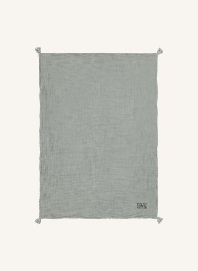Plaid Wabi-Sabi | Bleu gris