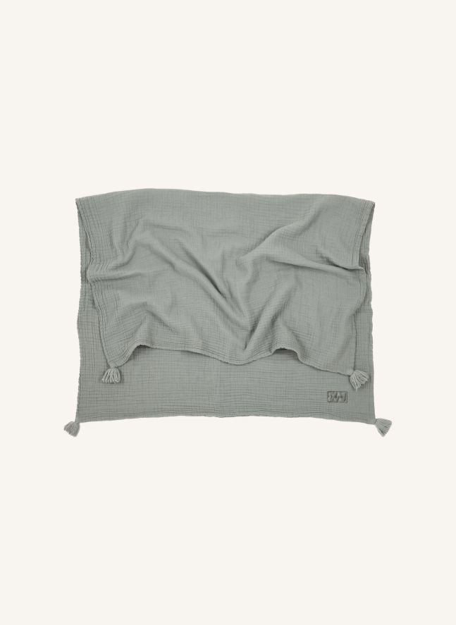 Plaid Wabi-Sabi | Bleu gris