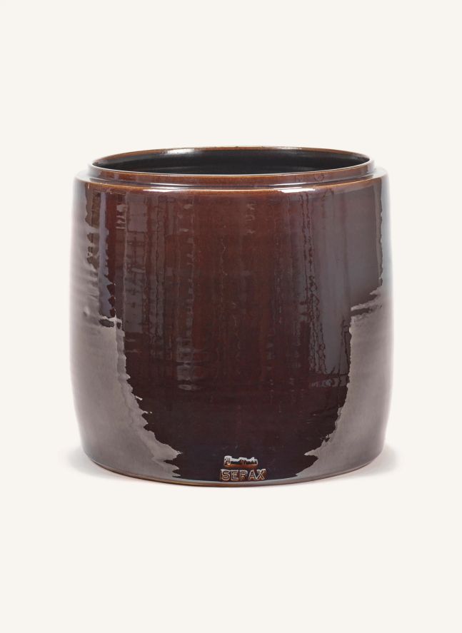 Cache pot  | Marron