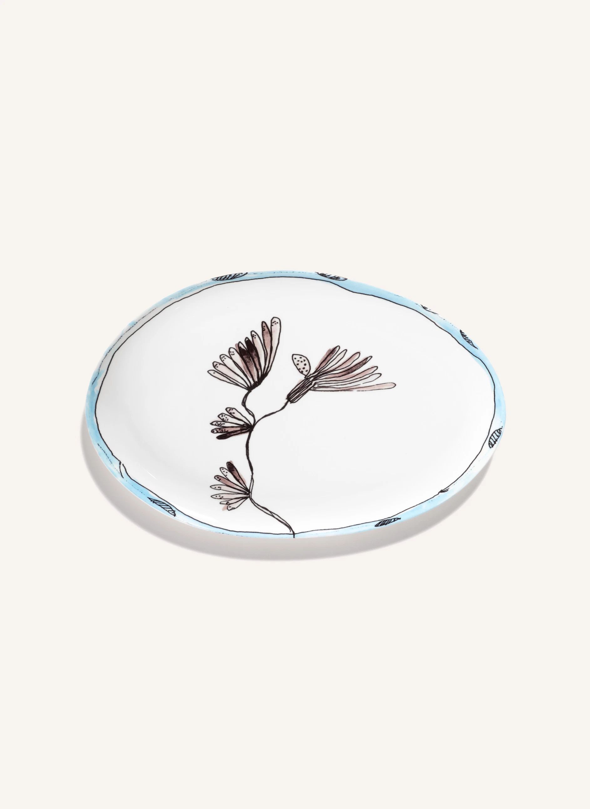 Plat oval Camelia, Serax para Marni | Berenjena- Imagen del producto n°0