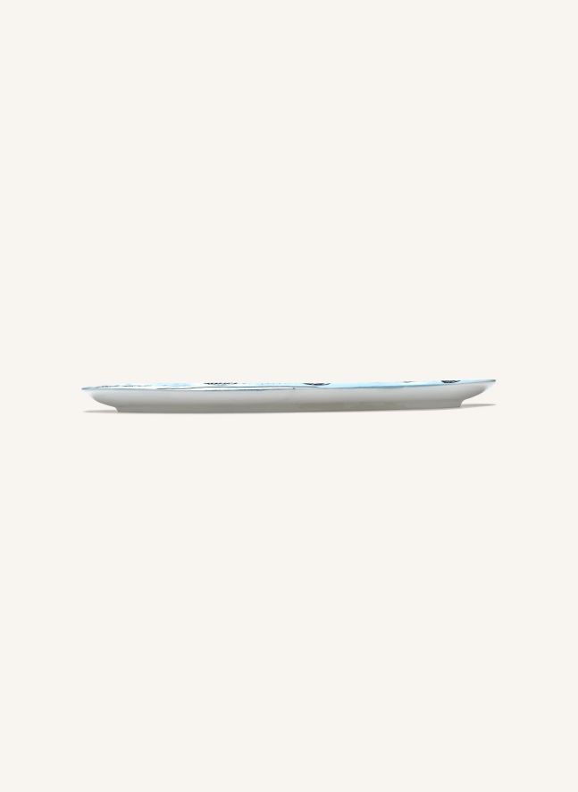 Plat oval Camelia, Serax for Marni | Aubergine