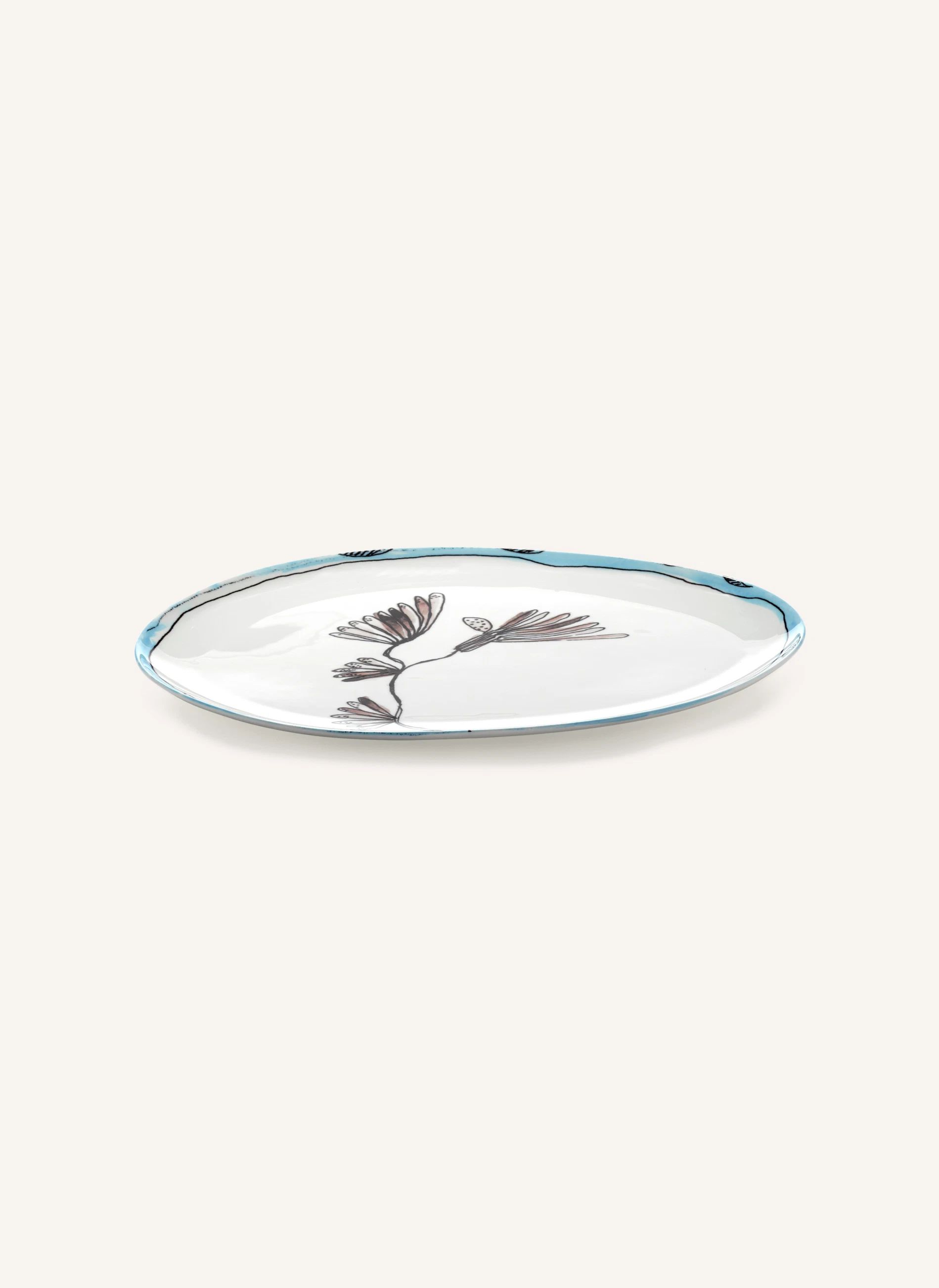 Plat oval Camelia, Serax para Marni | Berenjena- Imagen del producto n°3