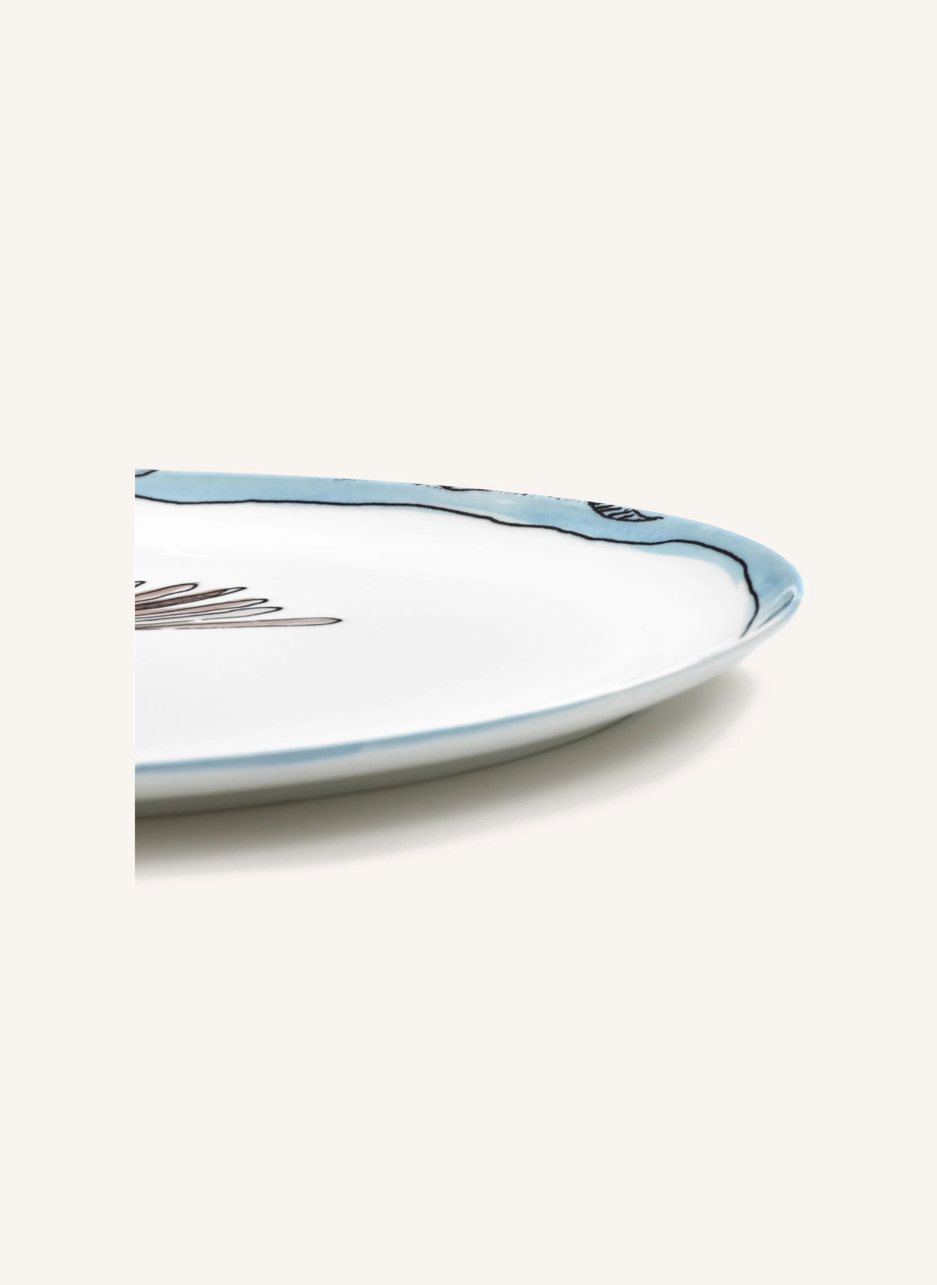 Plat oval Camelia, Serax para Marni | Berenjena- Imagen del producto n°4