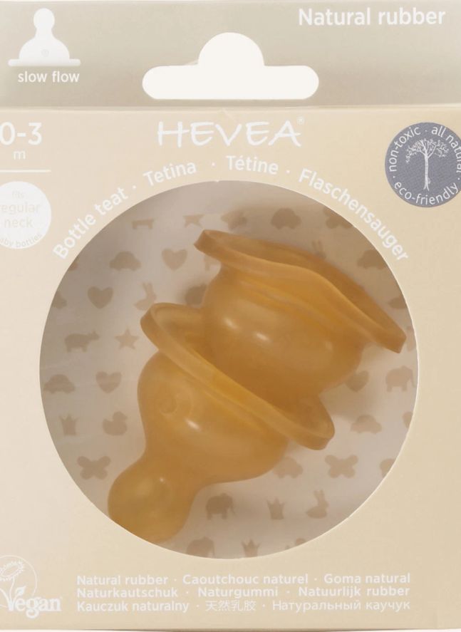 Tetinas de caucho natural - Juego de 2