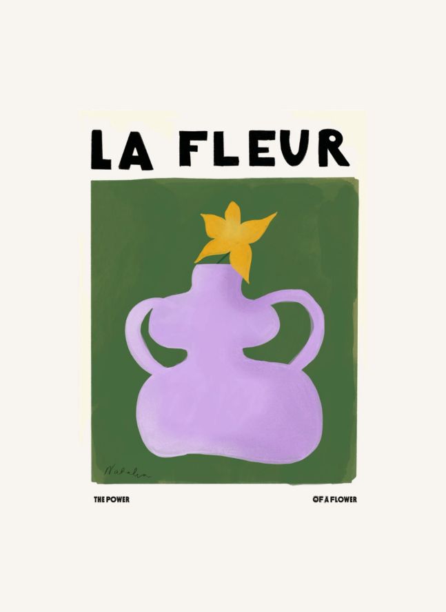 La fleur poster