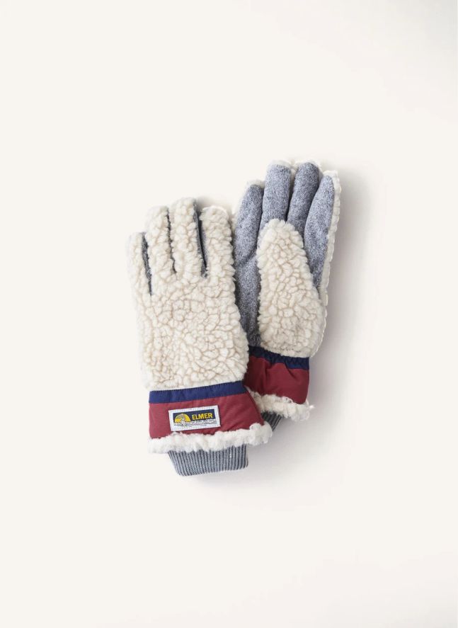 Teddy Wool Gloves | Beige