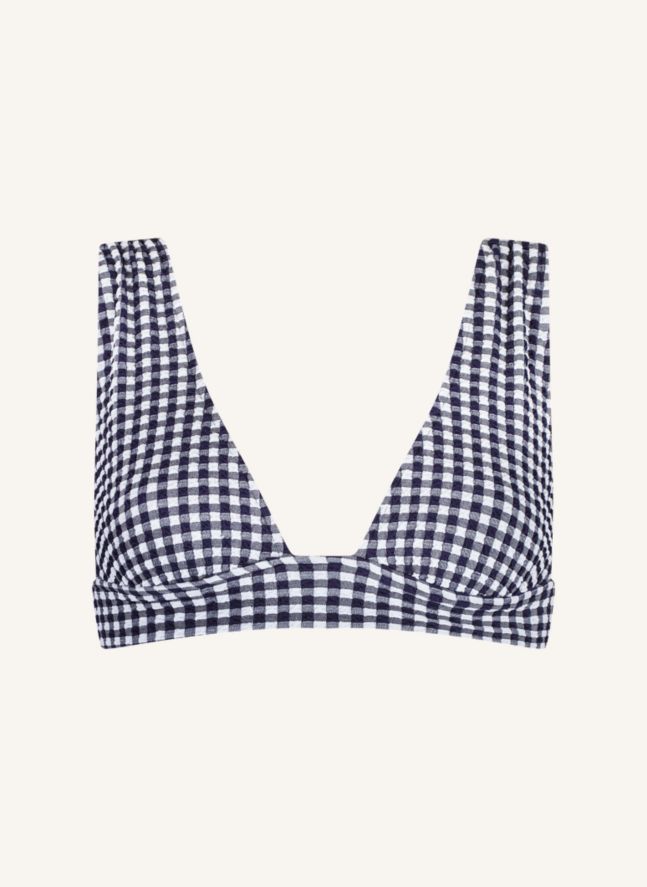 Haut de Maillot L'Ensorcelant Vichy | Bleu marine