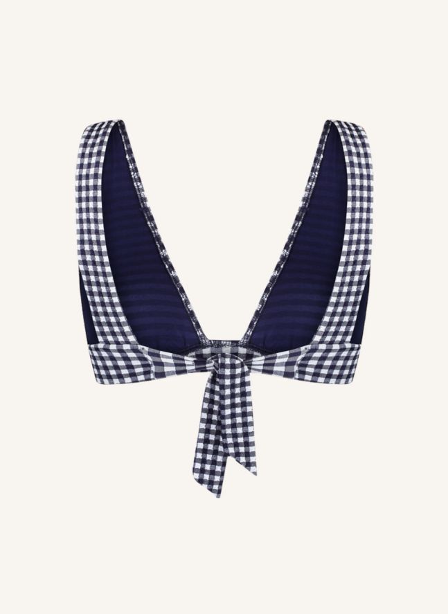 Haut de Maillot L'Ensorcelant Vichy | Bleu marine