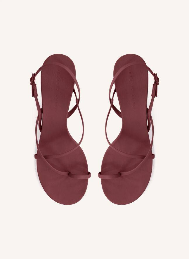Sandales Agatha 70 | Aubergine