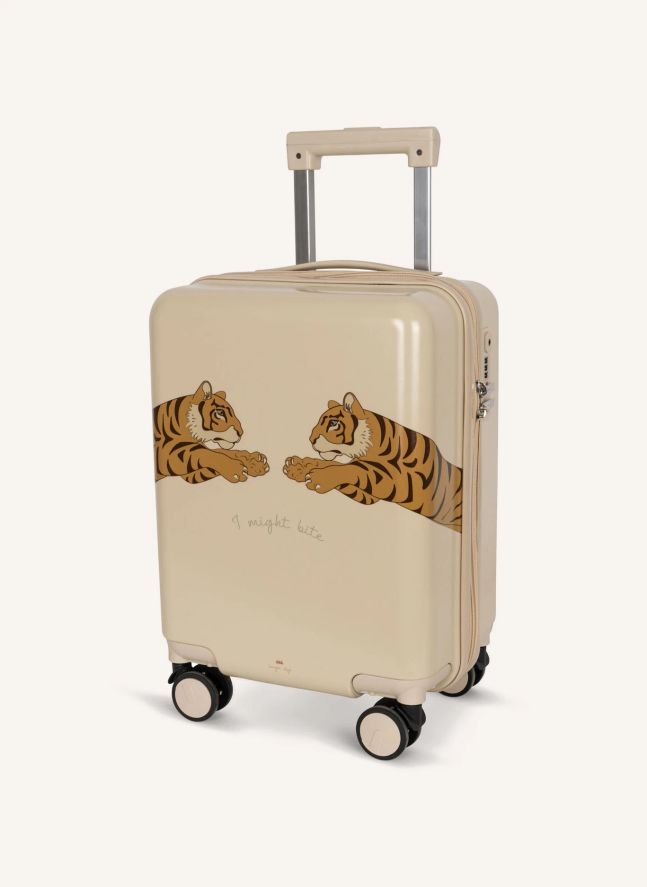 Tiger suitcase | Beige