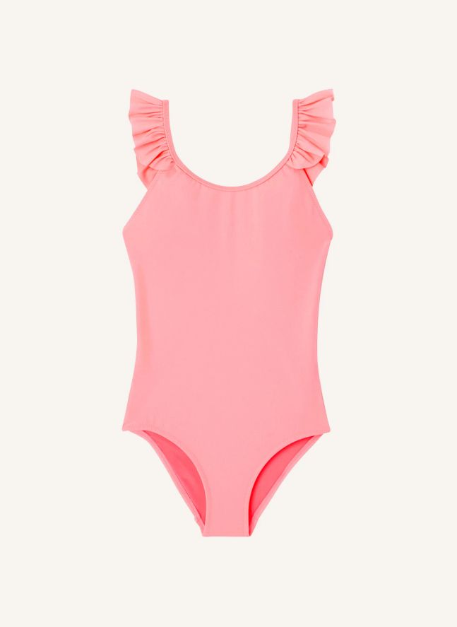 Maillot de Bain 1 Pièce Bora Bora Fibres Recyclées | Rose fluo