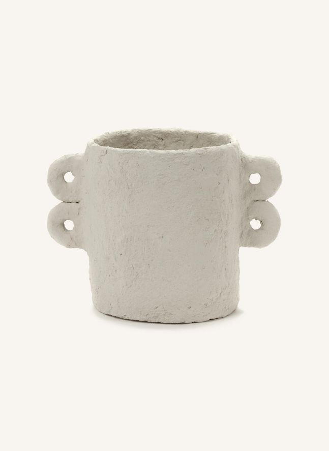 Pot Marie en papier maché | Beige