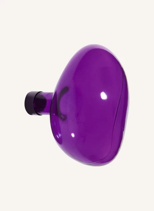 Percha de cristal Bubble grande | Violeta