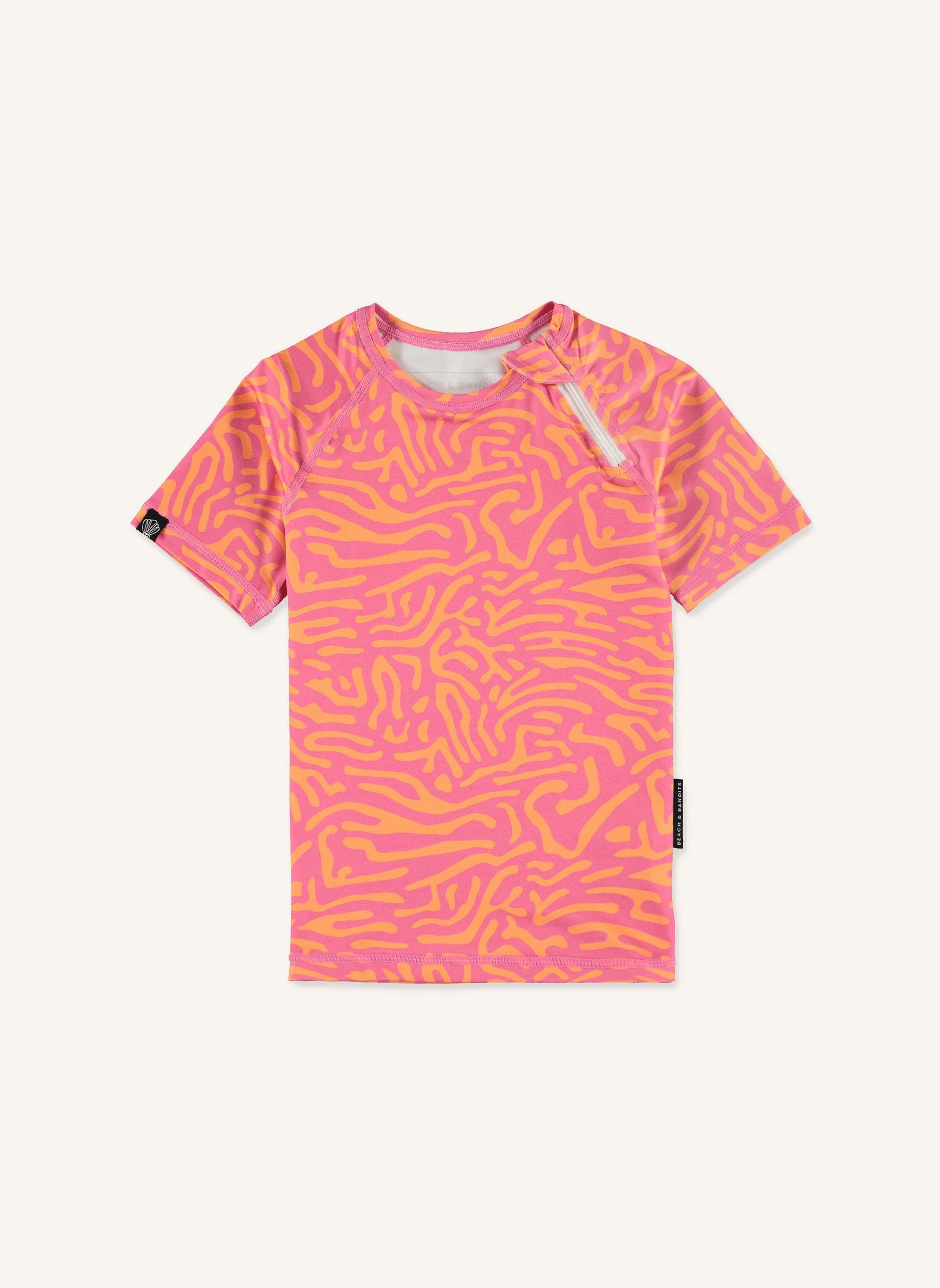 T-Shirt Anti-UV Coral | Orange- Image produit n°0