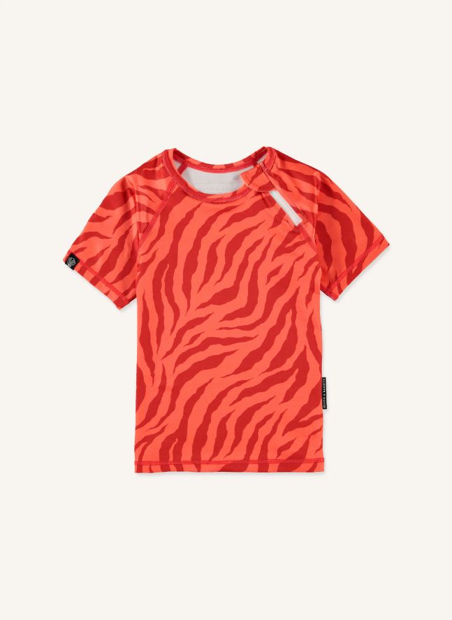 T-Shirt Anti-UV Stripes of Love | Rouge