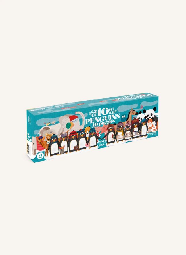 Puzzle 10 pingouins