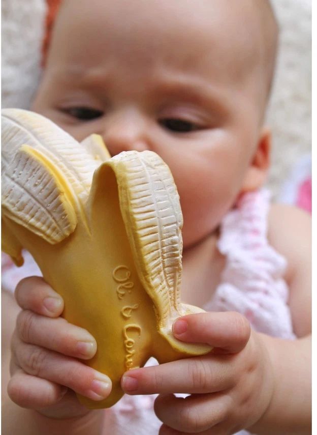 Ana la banane de dentition | Jaune