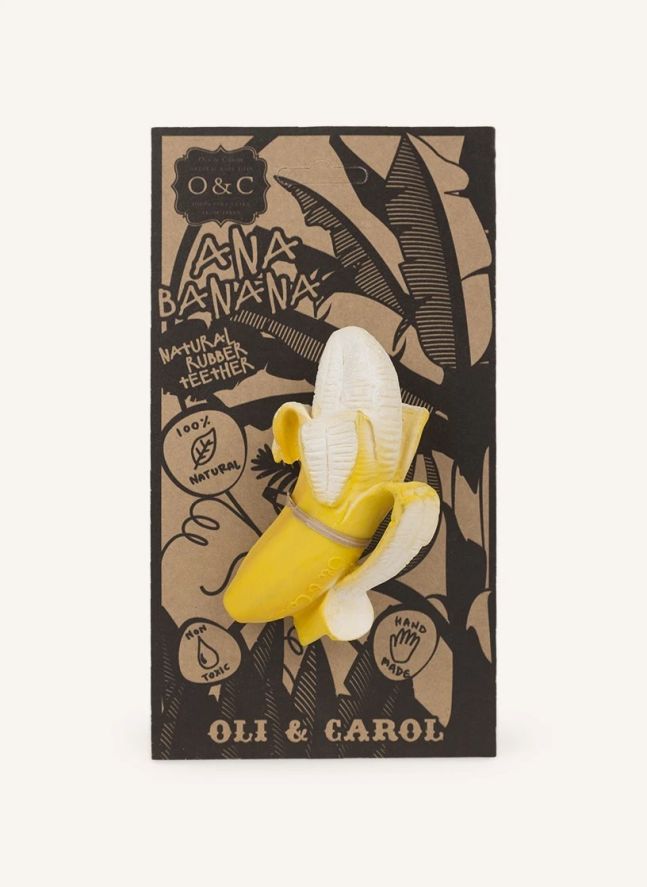 Ana la banane de dentition | Jaune