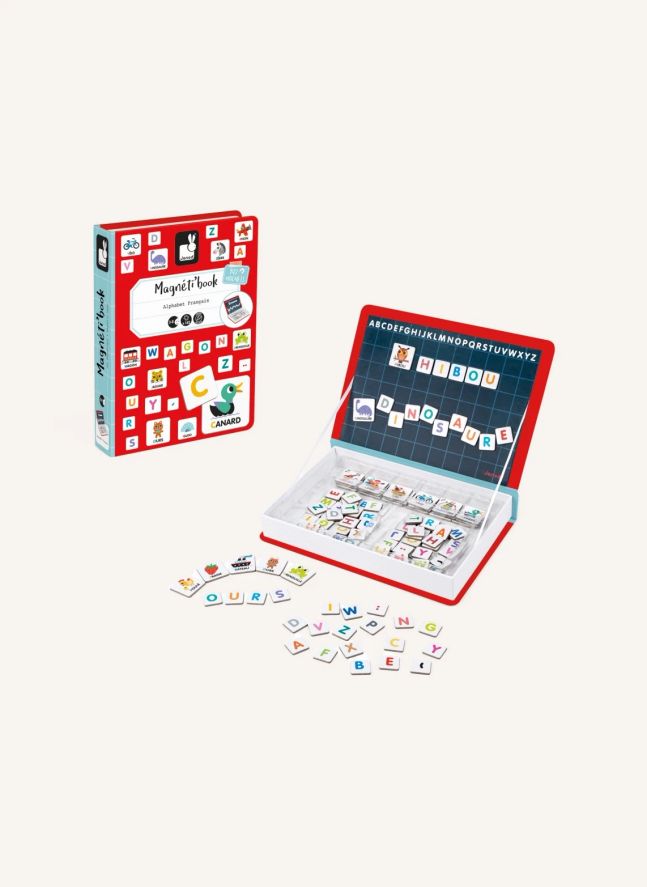 Livre magnétique alphabet Magnéti'book - 131 magnets