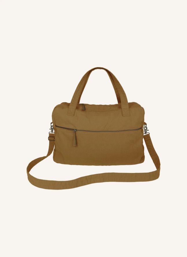 Bolso de fin de semana de algodón biológico | Gold S024