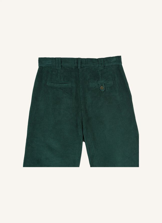 Pantalon Edgar Velours | Vert forêt