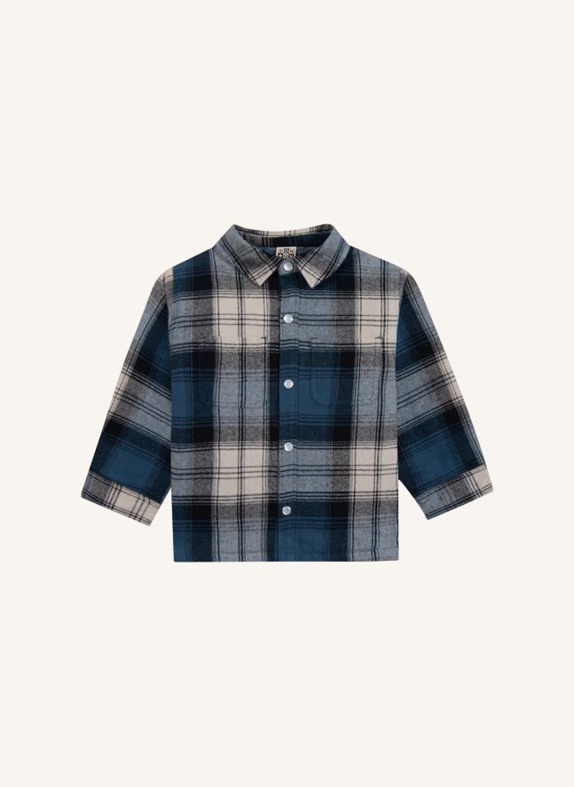 Peace Carreaux overshirt | Blue