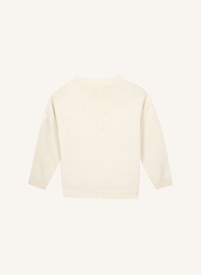 Pull Lovely Cœurs | Ecru