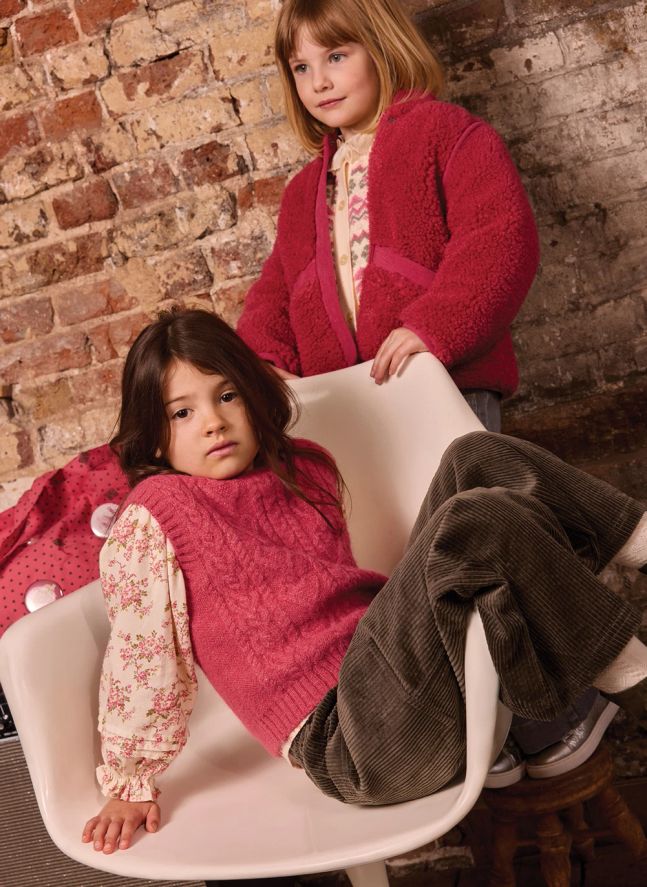 Pull Sans Manches Lucia | Framboise