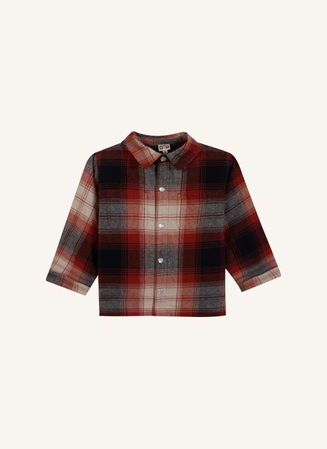 Surchemise Peace Carreaux | Rouge