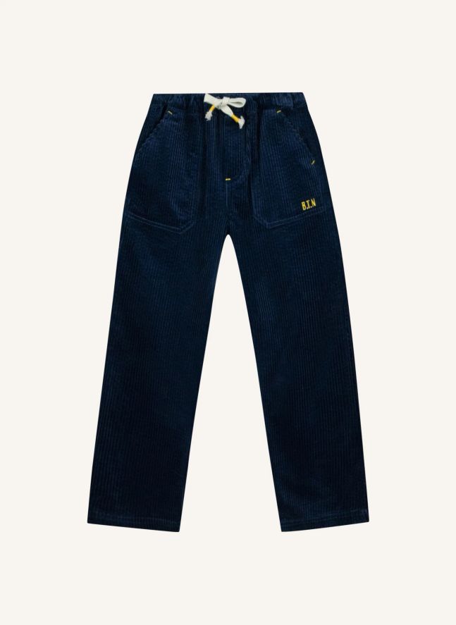 Pantalon Datcha Velours Côtelé | Bleu foncé