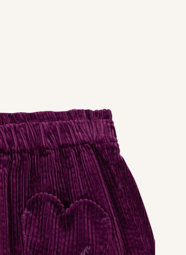 Pantalon Duck Velours Côtelé | Violet