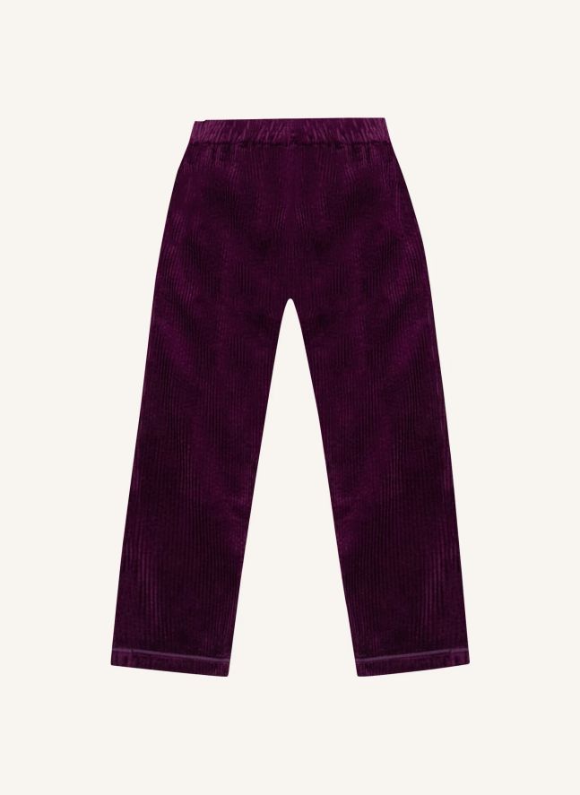Pantalon Duck Velours Côtelé | Violet
