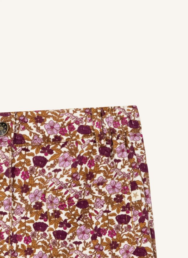 Pantalon Paradisco Fleuri | Caramel