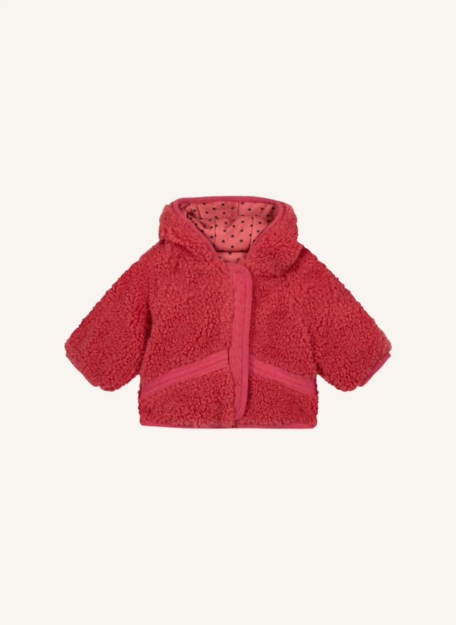 Manteau Sherpa Piper | Framboise