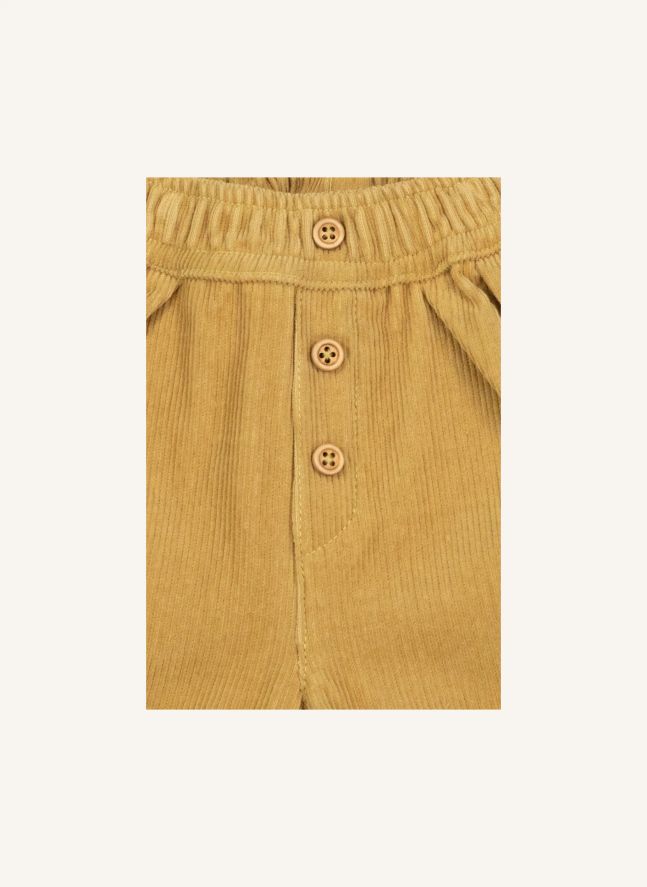 Popeye Corduroy Pants | Yellow