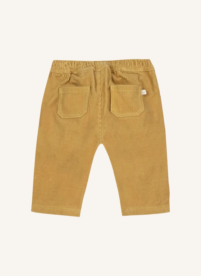 Pantalon Popeye Velours Côtelé | Jaune