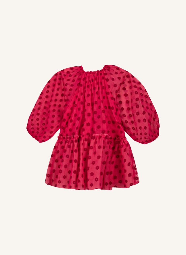 Phedre Flowers Dress | Fuchsia