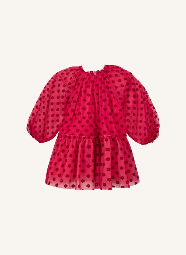 Phedre Flowers Dress | Fuchsia