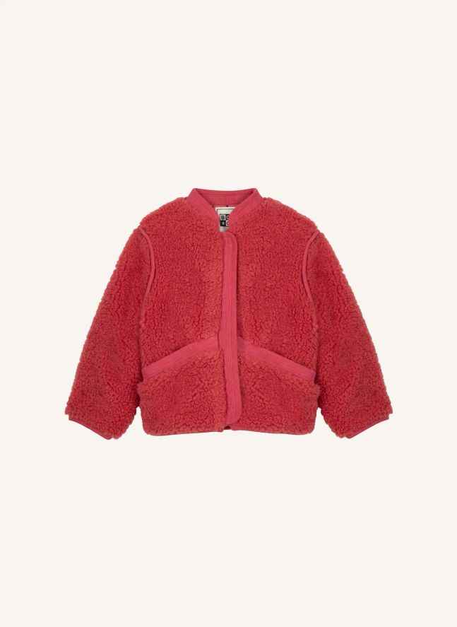 Veste Sherpa Peppa | Framboise