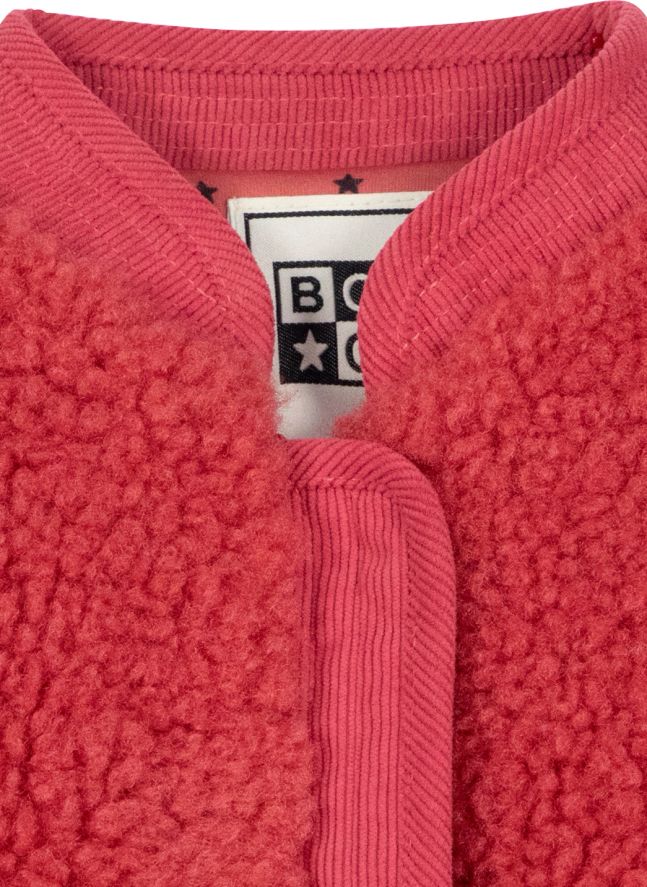 Veste Sherpa Peppa | Framboise