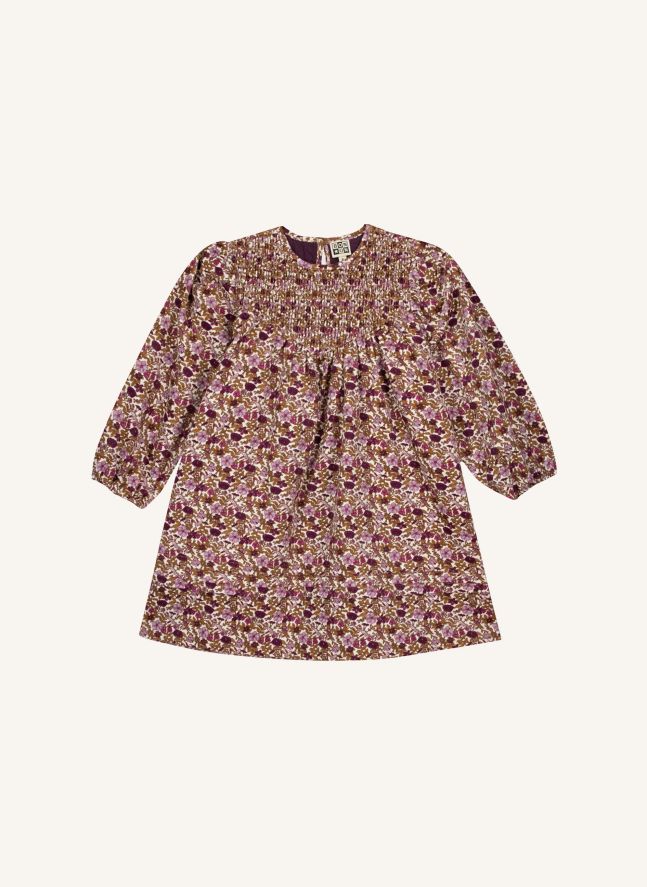 Vestido Perle Fleurie Smocked | Caramelo